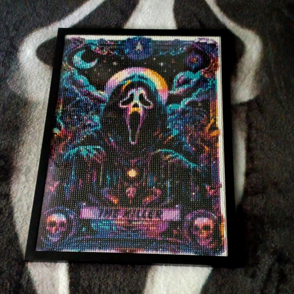 Ghostface Tarot Card Diamond Art